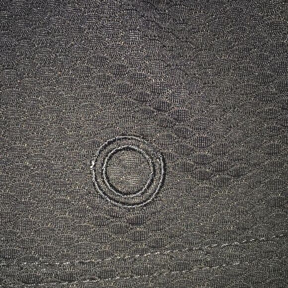 Black Nike Sphere Andre Agassi style Tennis court polo textured shirt L retro - Picture 4 of 4